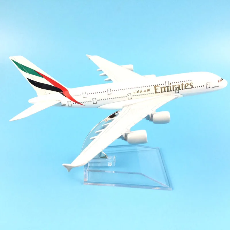 Модель самолета авиакомпании Air Emirates A380 модель из металлического сплава для