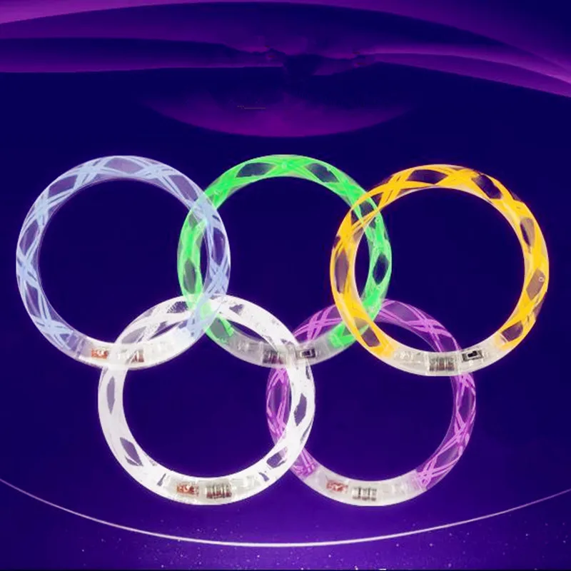 2018 Led одежда игрушки акриловые светодиодные браслеты светящиеся подарок для