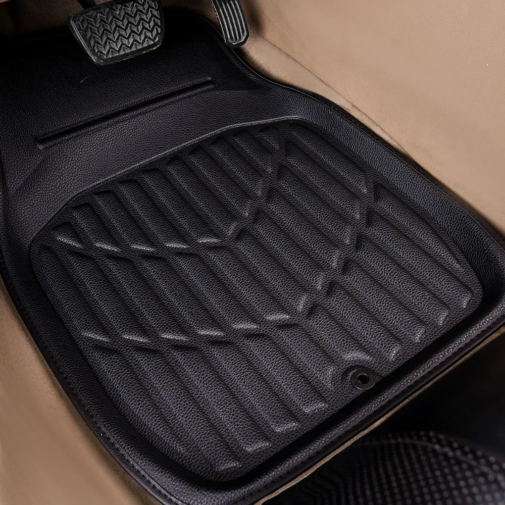 Универсальные кожаные автомобильные коврики для Renault Toyota Corolla Camry Rav4 Honda kia nissan lifan chrysler 300c