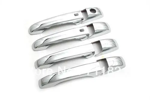 Автомобильный Стайлинг хромированная Дверная ручка Крышка умный ключ версия для