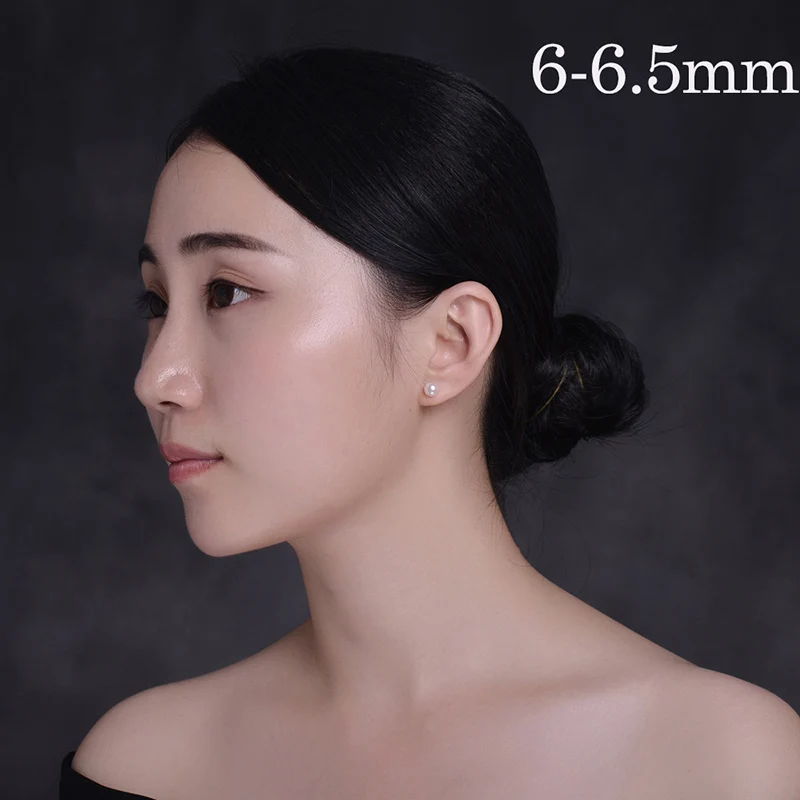 Серьги гвоздики с серебряным жемчугом используются стандартные серебряные и