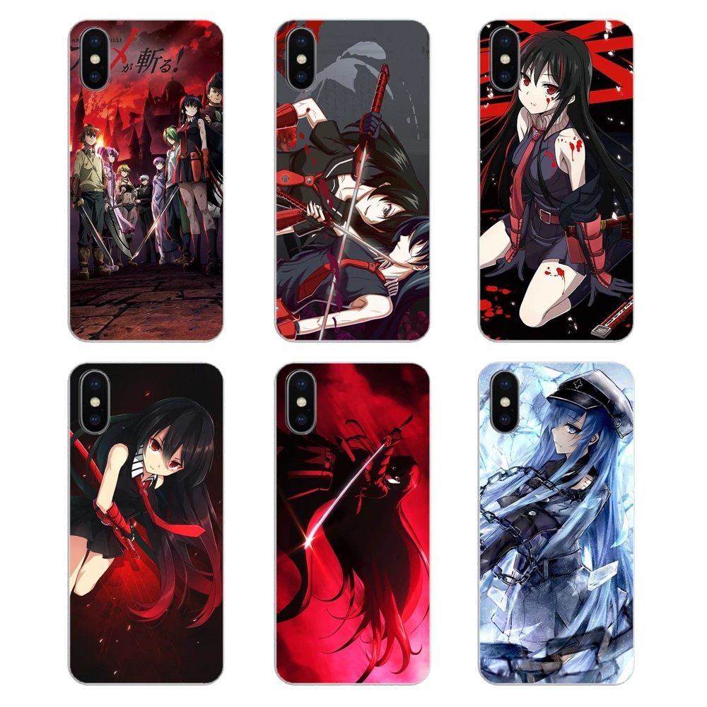 Akame Ga Kill Anime zerochan Manga For Samsung Galaxy A5 A6 A7 A8 A9 J4 J5 J7 J8 2017 2018 Plus Prime TPU Transparent Case Cover |