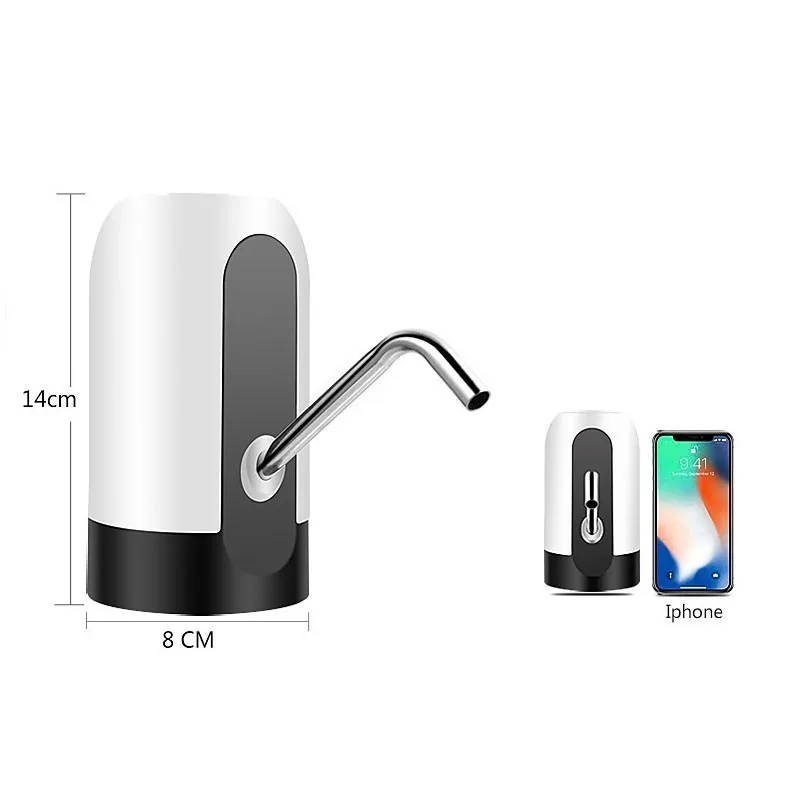 Usb зарядка беспроводной водяной насос для бутылки Портативный Электрический бутылка питьевой воды насос диспенсер ручной насос бутилированная вода
