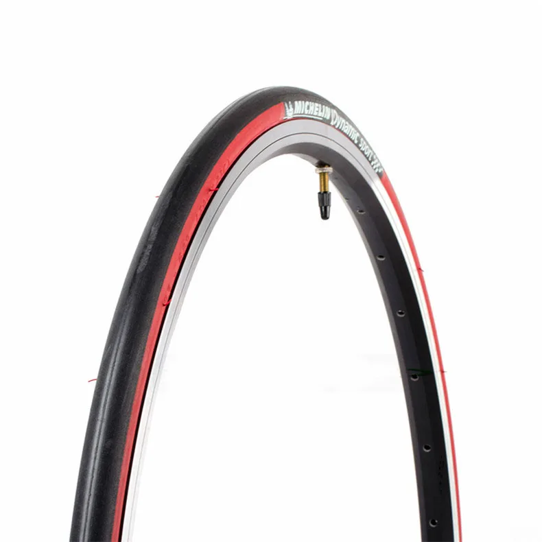 Black-Red 23C Шины для шоссейного велосипеда Michelin Dynamic 700* 23C/25C/28C 700C велосипедные шины pk Maxi Kenda запчасти - Цвет: Black-Red 23C