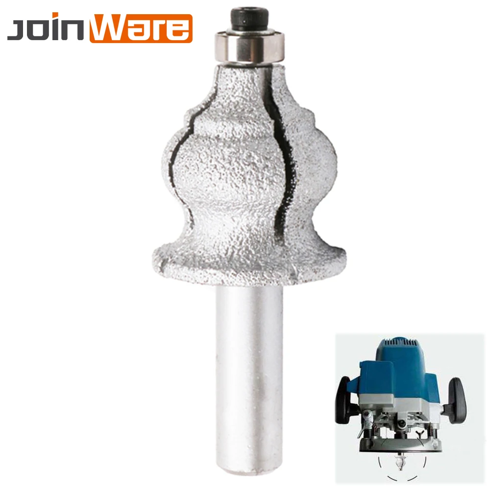 IV вакуумные алмазные фрезы с пайкой для гранита мрамора фрезерный станок