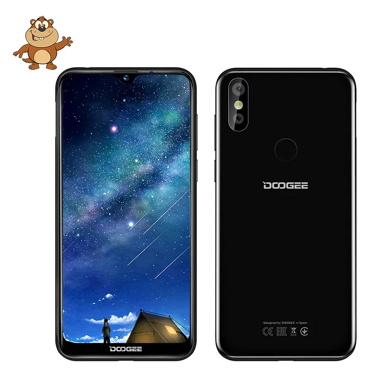 DOOGEE Y8 3 ГБ ОЗУ 16 Гб ПЗУ Android 9 0 смартфон 6 1 &quotFHD 19:9 дисплей 3400 мАч MTK6739