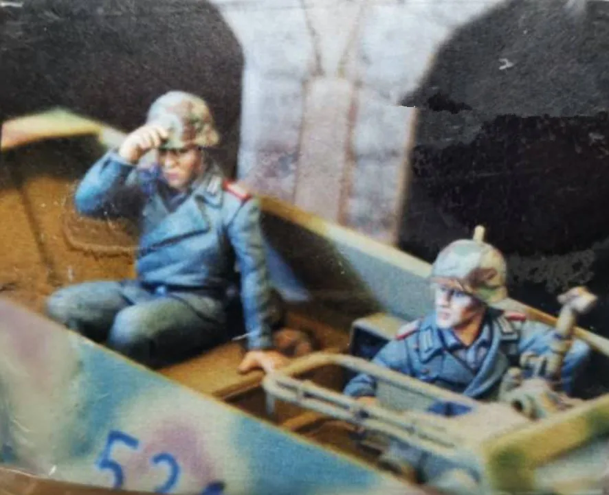 1/35 модельная фигурка из смолы комплект разобранный Неокрашенный 845 (без