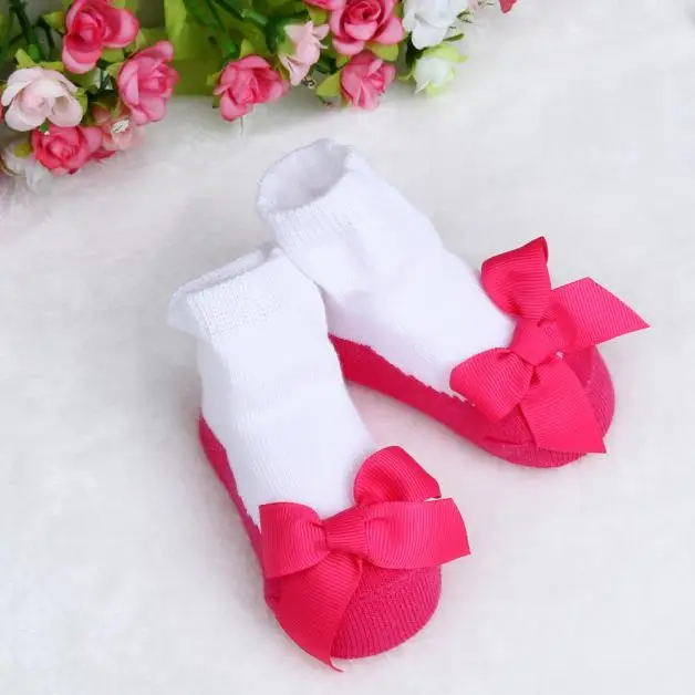 LONSANT Infant Baby Girls socks Newborn Cotton bow-knot absorbent antibacterial Sweet girls Princess | Детская одежда и обувь