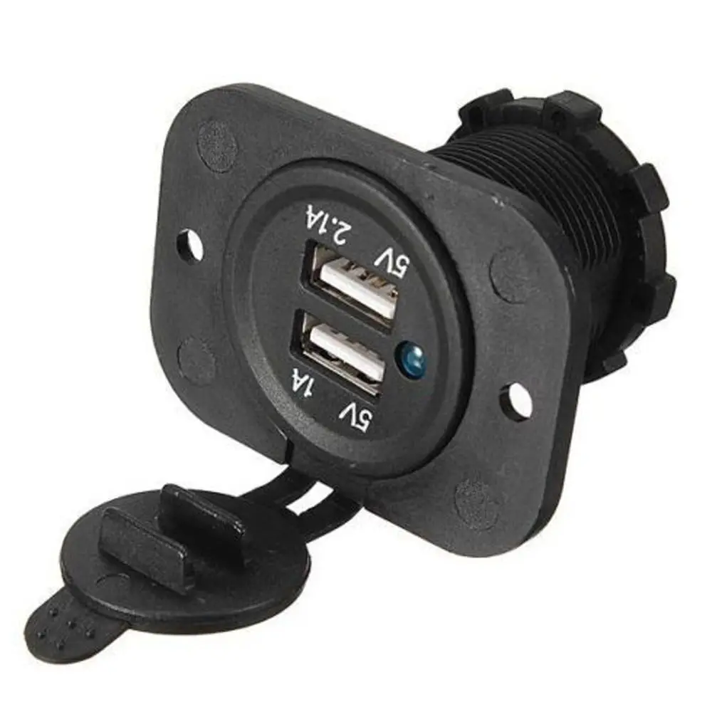 1а + 1. 1а). разъем usb в авто врезные 12v-24v 2usb gh-ds13 (квадратный) 4. разъем 2 usb в авто водонепроницаемый встраиваемый 2. юсб розетка для автомобиля.