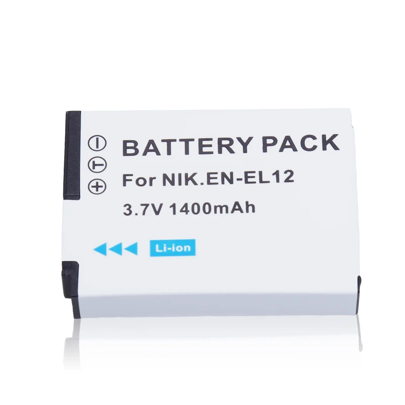 AOPULY 10 шт. 1400 мАч EN-EL12 ENEL12 EN EL12 Аккумулятор для камеры Nikon S1000 S1200pj S31 S6000 S610 S6100 S6150 AW120s