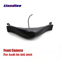 liandlee car front view camera auto logo embedded for audi a6 a6l 2016 2017 not reverse rear parking cam