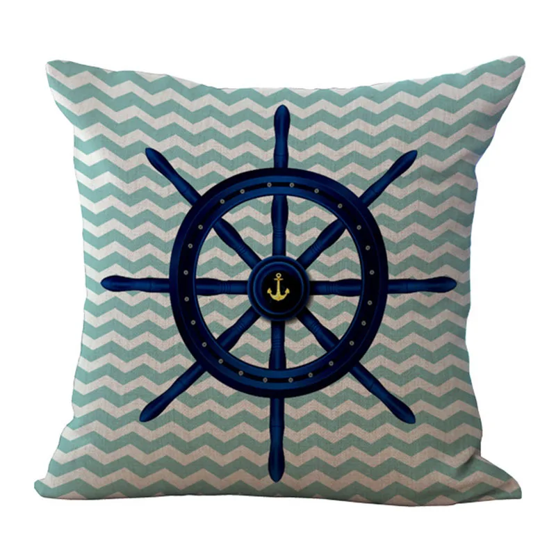 Спасательная лодка парусник сизаль наволочка хлопок и лен диван поясная подушка