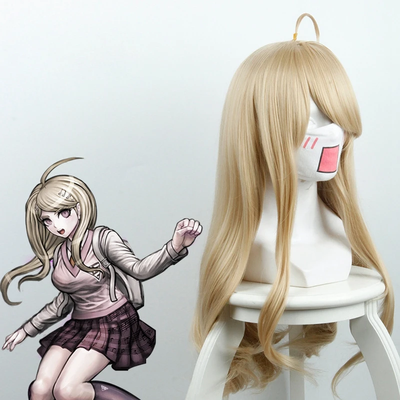Парик для косплея Danganronpa V3: Killing Harmony акамацу КАЕДЕ длинные прямые синтетические