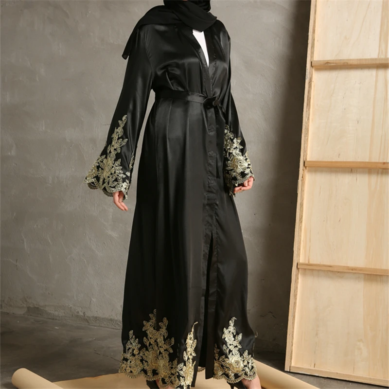 Мусульманский бренд 2020 модное платье платья с вышивкой абайя винтажное