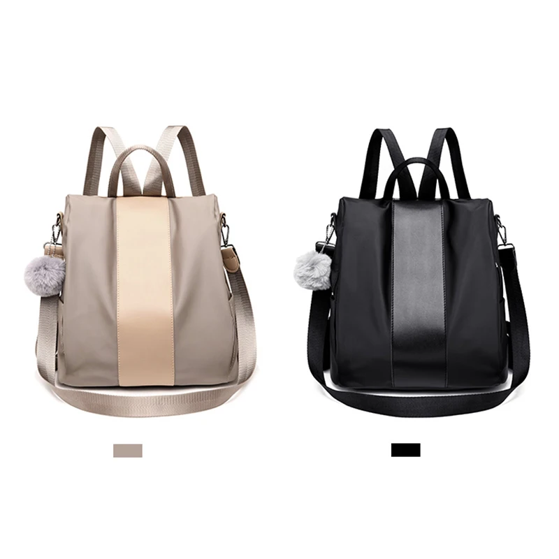 Женский дорожный рюкзак из ткани Оксфорд Большая вместительная Противоугонная