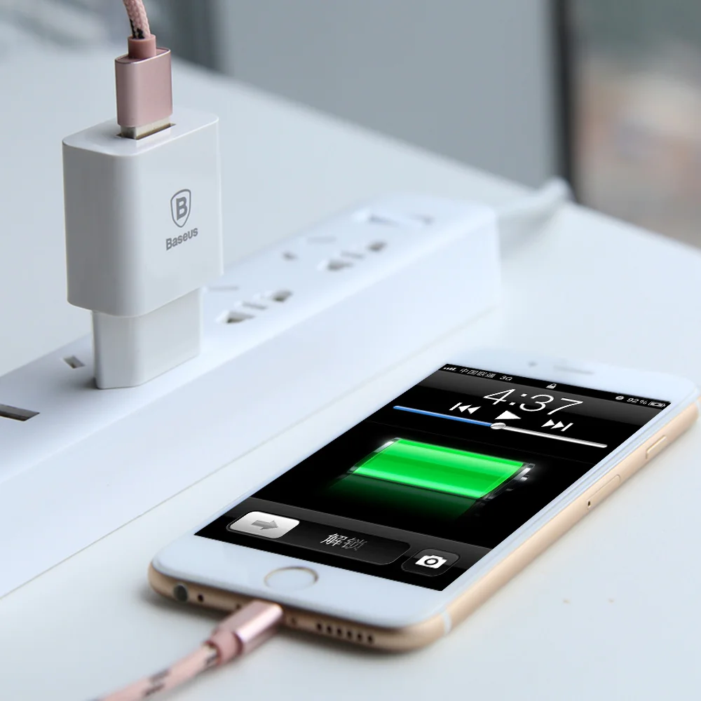BASEUS ЕС Plug 5 В 2A путешествия USB Зарядное устройство Быстрая Зарядка адаптер стене