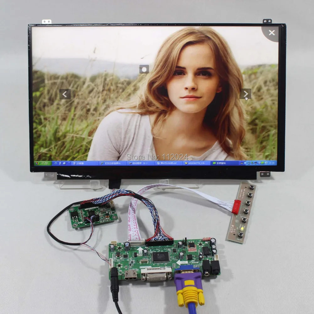 Плата контроллера аудиосигнала HD MI VGA DVI с ЖК-экраном 15 6 дюйма B156HAN01.2 1920x1080 IPS |