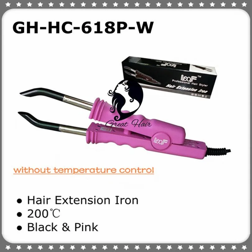 10 шт. коннекторы для наращивания волос розовые и черные|hair iron|iron hairlot lot |