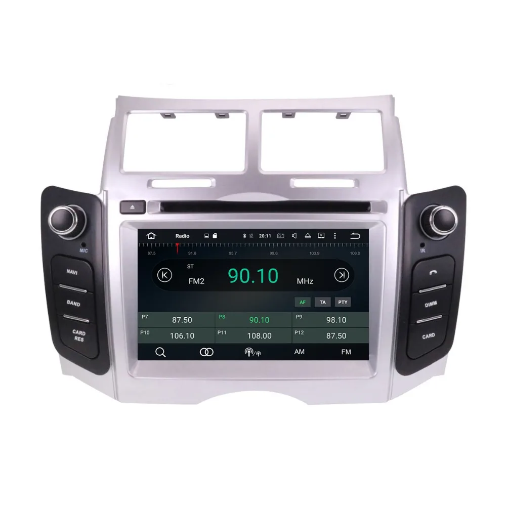 Android 10 0 Радио Стерео GPS для Toyota Yaris 2005 2006 2007 2008 2009 2010 автомобильный DVD плеер