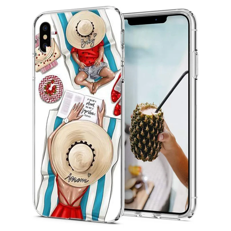 TPU Luxury For iPhone 7 8 Plus 6 6s X XS XR Max Cover Design Colorful star meteor life flower Back Fundas E162 |