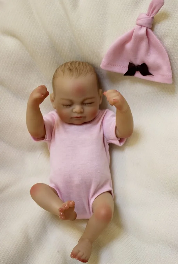 

Otarddoll real doll 10"Reborn Baby Doll Silicone Full Vinyl Babies Toys Lifelike born Romper bonecas brinquedos free shipping