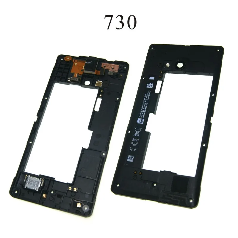 Задняя панель для Nokia Lumia 530 625 640 650 730 820 950 ободок средней рамы с громкими деталями