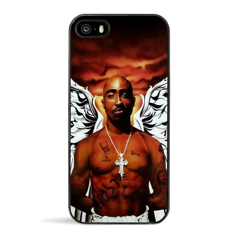 Seracase 2Pac Makaveli Tupac Amaru Shakur Мягкий силиконовый чехол для телефона iPhone 5 5S SE 6 6S 6Plus Plus 7