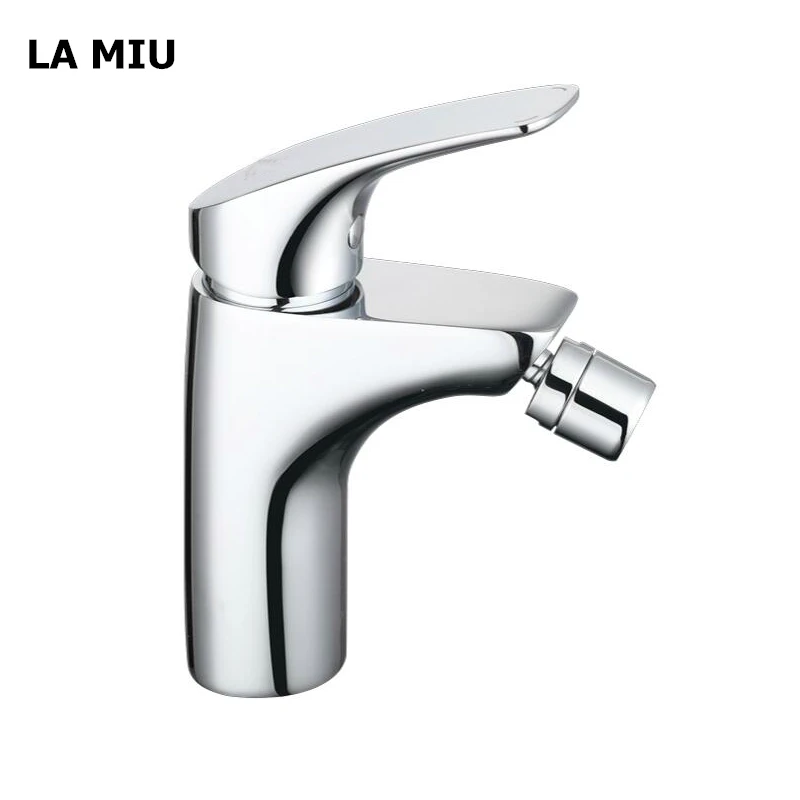 LA MIU Бесплатная доставка латунный кран для биде Смеситель холодной и горячей воды