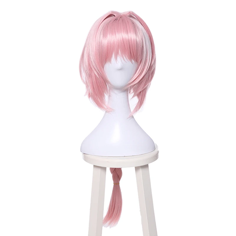 ROLECOS Fate Apocrypha Косплей головной убор Astolfo Game Cosplay FGO Hair 75 см розовый термостойкий