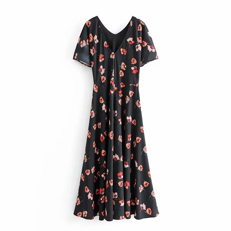 Модное платье в европейском и американском стиле с навигацией по воздуху 60-1841 |