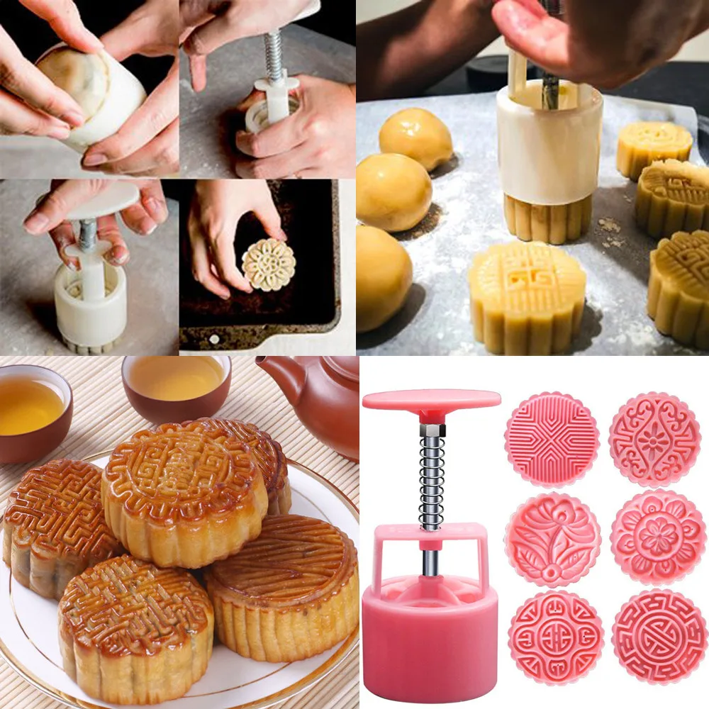 Новый Практичный и прочный мощный Mooncake плесень середины осени фестиваль Ручной
