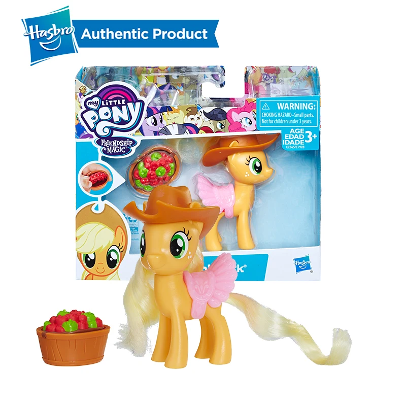 Hasbro My Little Pony школа дружбы Рарити звездный свет проблеск Эпплджек Коллекционная Фигурка модель для детей Подарки кукла
