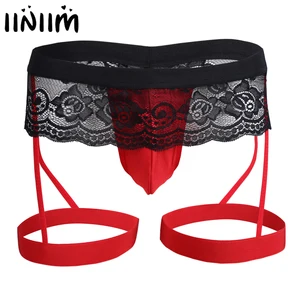 Трусы-стринги мужские, кружевные, цвет в ассортименте, M L XL XXL, 1 шт