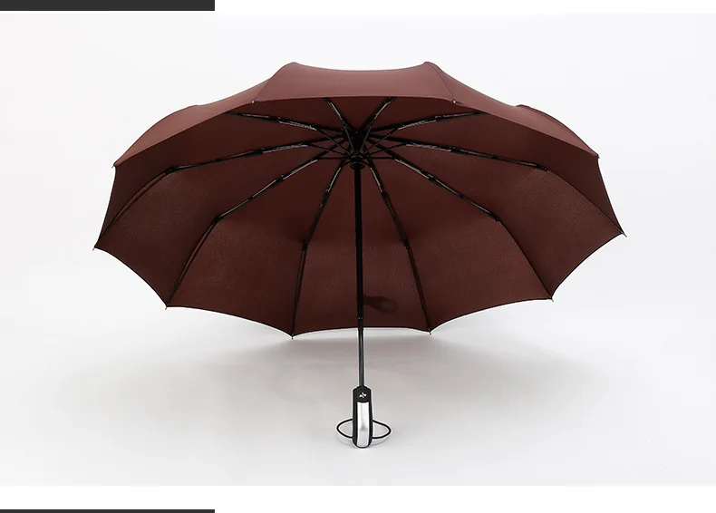 105cm Brown Отталкивающий ветрозащитный дорожный Зонт с тефлоновым покрытием - Цвет: 105cm Brown