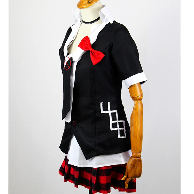 Danganronpa Косплей искусственное аниме Dangan Ronpa школьная форма игровые костюмы топ и