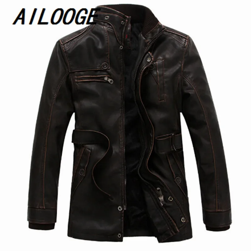 Мужская куртка из ПУ кожи с воротником стойкой|men fashion leather jacket|mens jacketsmen jacket |