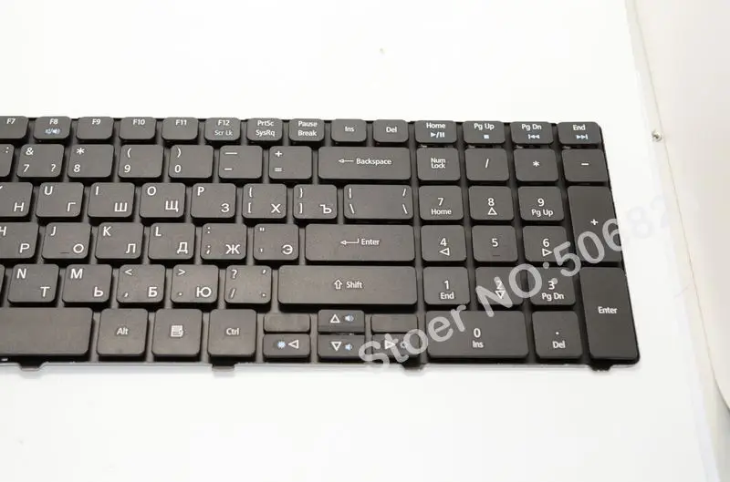 Русская клавиатура JIGU для ноутбука Acer eMachine E442 E730 E732 G640 G730 G730G G730Z G730ZG RU черная