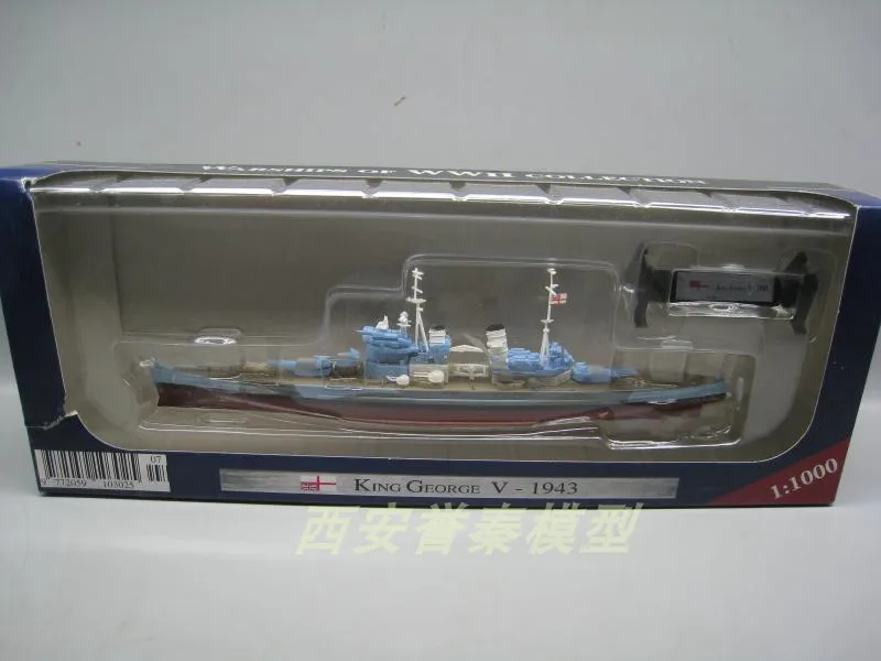 AMER 1/1000 масштаб военная модель игрушки Король Джордж V 1943 линкор литой металлический корабль модель игрушки для коллекции, подарок, дети