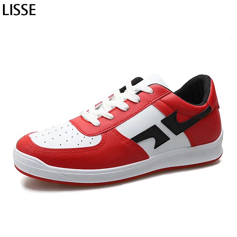 2018- spring and autumn- fashion- brand youth- sneakers -men's shoes -trend wild white shoes- casual color board men | Обувь