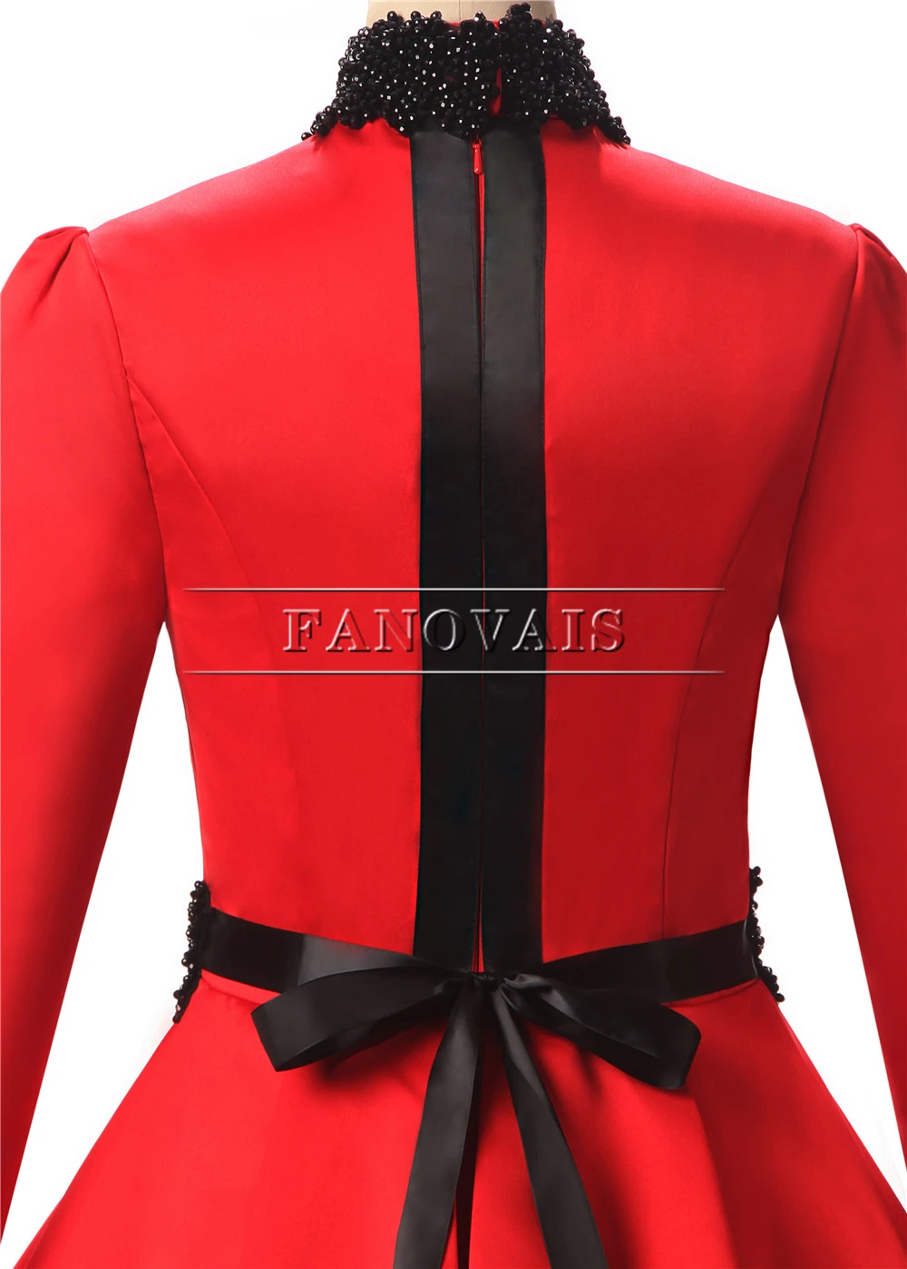 Real Photo Dubai Ball Gown Red Prom Dresses Long Sleeve High Neck Arabic Muslim Evening with Crystal Robe de Soiree PD24 | Свадьбы и