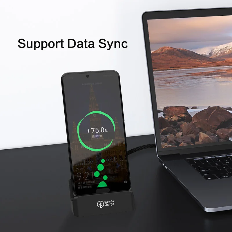 Магнитные зарядные устройства для мобильных телефонов для huawei p20 lite mate 20 Honor supercharge SIKAI 5A Беспроводная быстрая зарядная док-станция Подставка