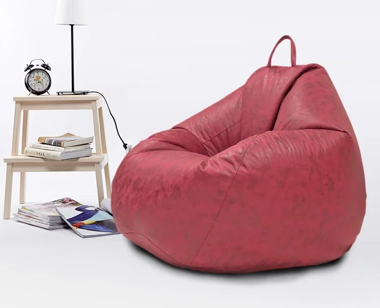 Технология ткань Bean Bag чехол Мода Pouf Beanbag кресло без наполнителя гостиная спальня диван кровать ленивый Повседневный мягкий диван татами
