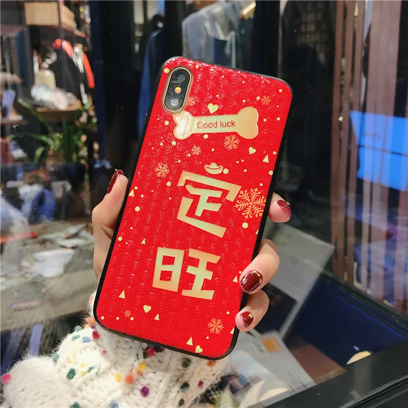 Чехол для телефона в китайском стиле iphone 6 6s 7 8 plus чехол X роскошные чехлы с