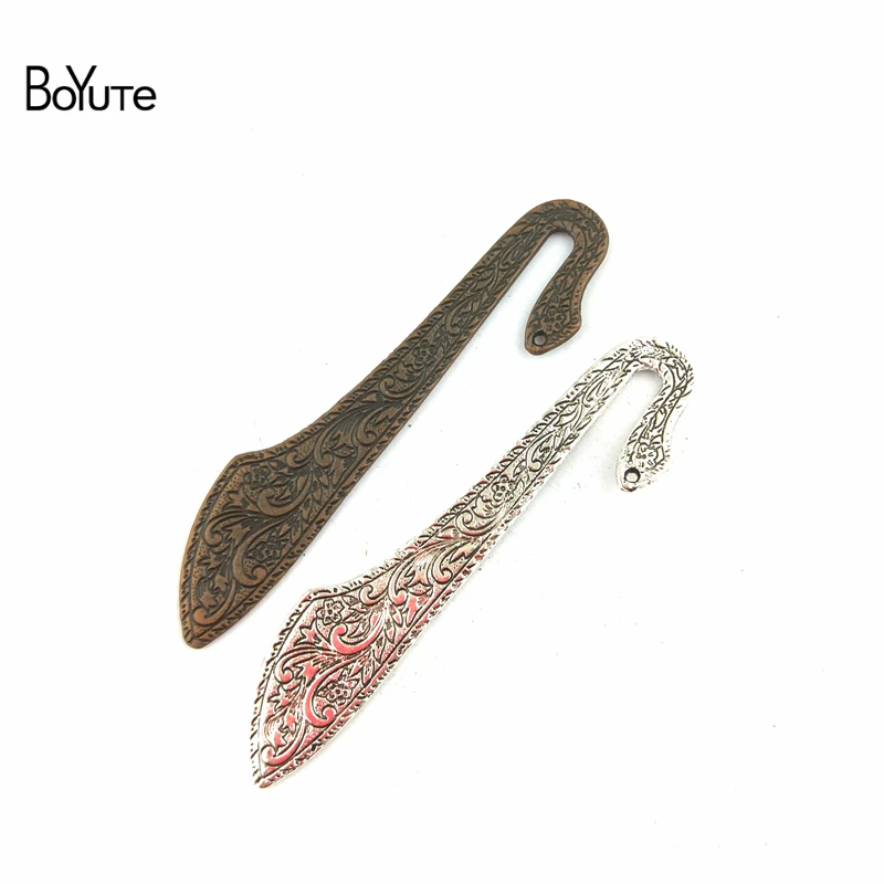 

BoYuTe (20 Pieces/Lot) 80*11MM 3 Colors Vintage Style Zinc Alloy Antique Bookmark Charms for Jewelry Making Diy Handmade