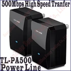 TP-LINK AV500 мини-адаптер для линии питания до 500 Мбитс, сетевой адаптер Ethernet для кабеля питания, 1 пара Plug  Play