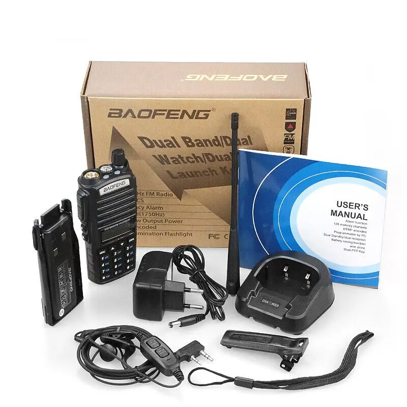 Baofeng UV 82 двухдиапазонный UHF VHF 128CH радиоприемник|ham radio|baofeng uv-82 dual bandbaofeng |