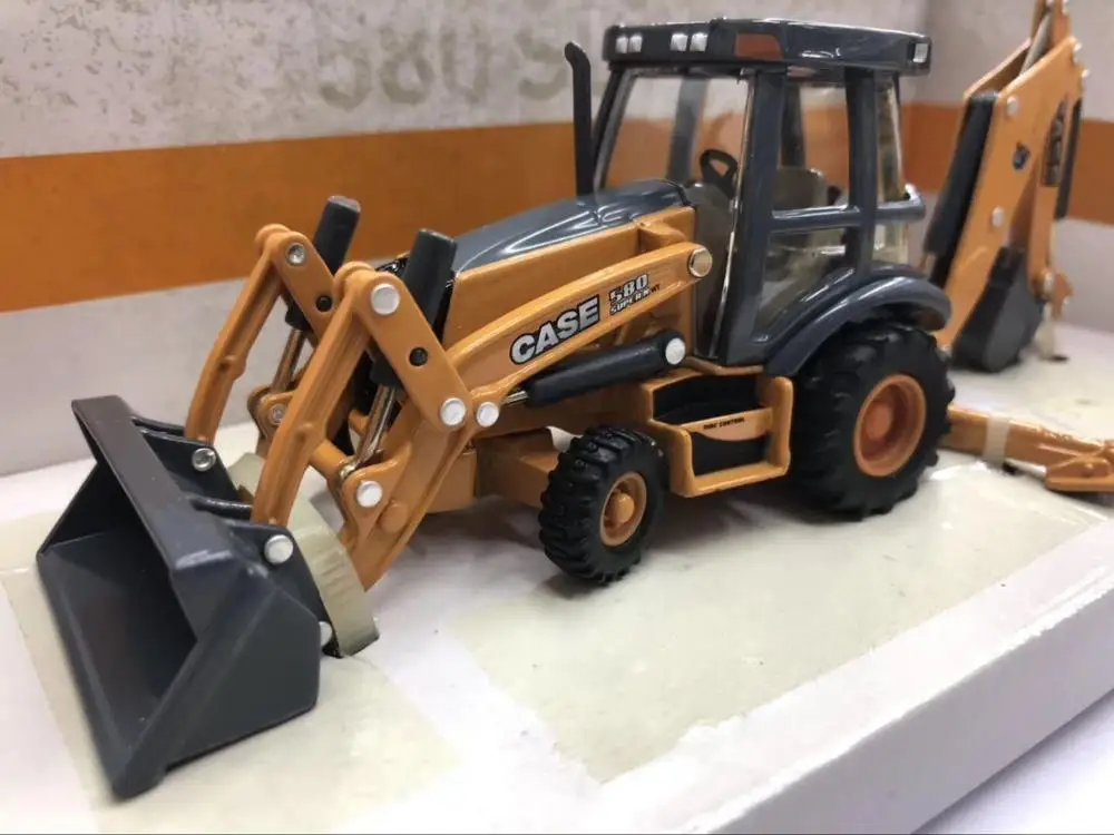 Ertl Tomy чехол конструкция 580 супер N WT погрузчик экскаватор 1:50 Масштаб металлическая модель