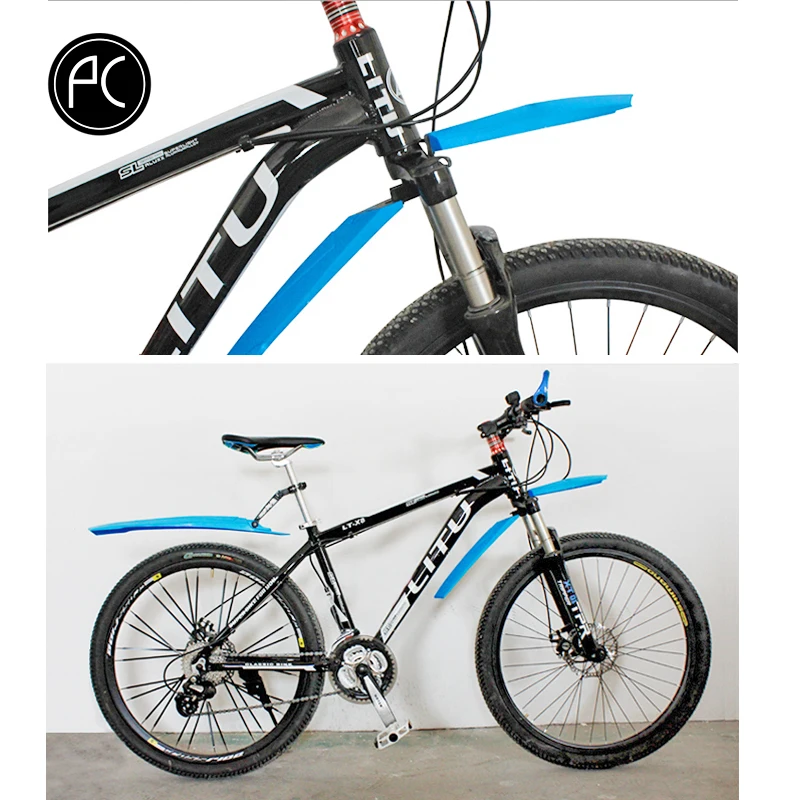 Велосипедные Брызговики PCyclin передние и задние быстросъемные крылья для горных