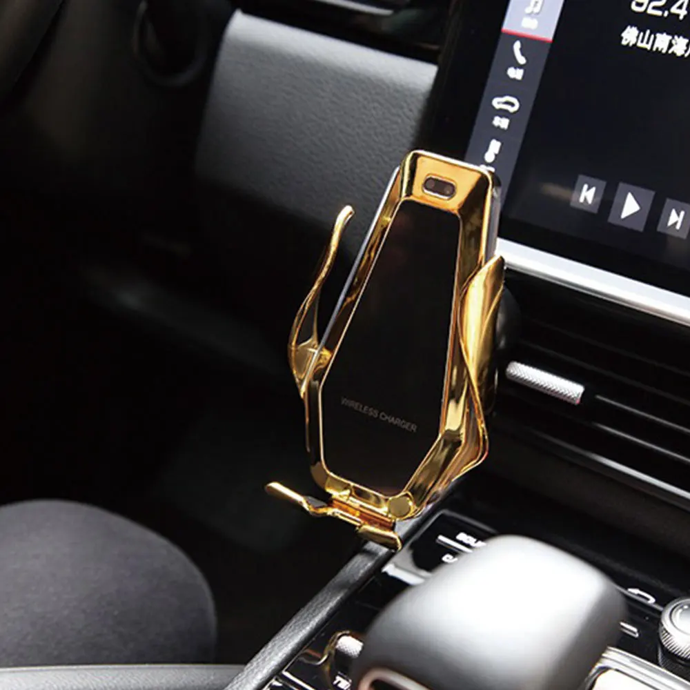 Автоматическое автомобильное беспроводное зарядное устройство R1 10 Вт для iPhone Xs