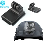 Фиксированное Крепление на шлем из алюминия, 3 отверстия, Базовый адаптер держателя для экшн-камер Sjcam EKEN GOPRO Hero 9, 8, 7, 6